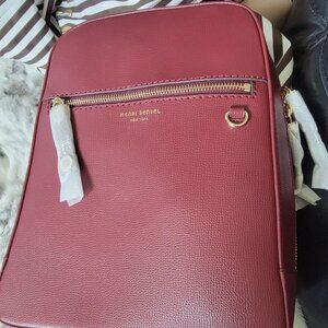 Brand New Henri Bendel Oxblood Bowery Backpack